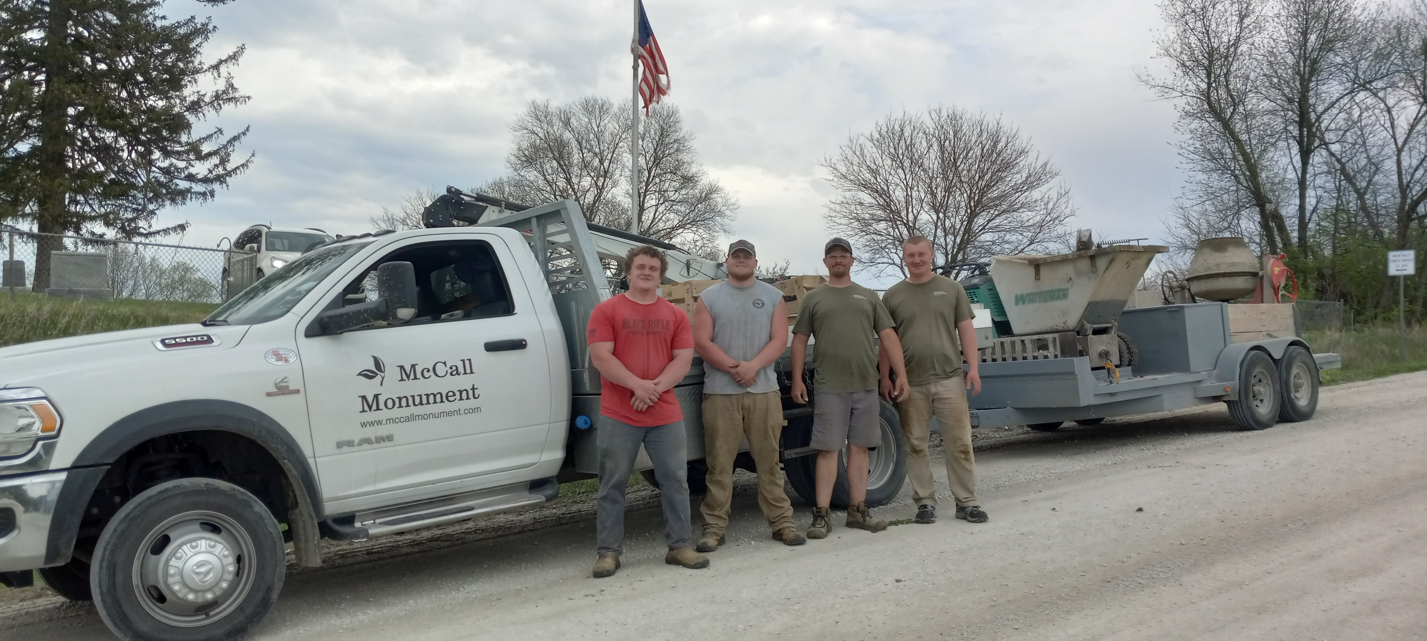 Left to right: Blake, Andrew, Shaun, Colten.