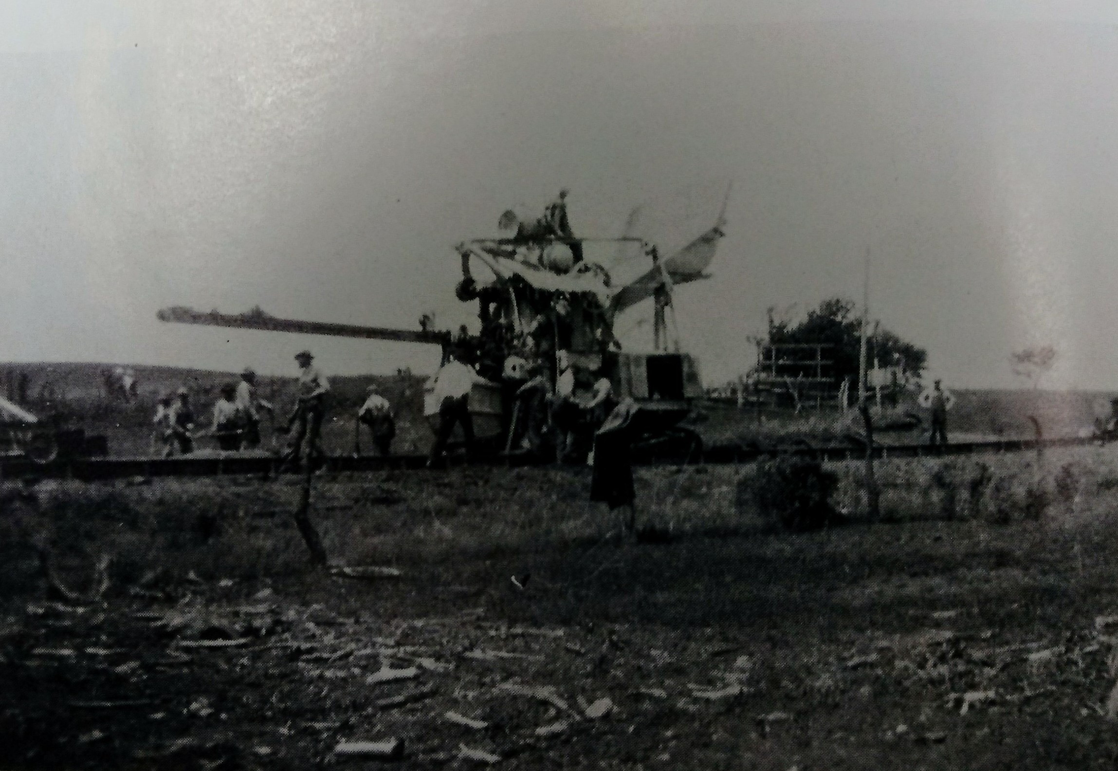 Paving of Jefferson Highway near Medora, 1927